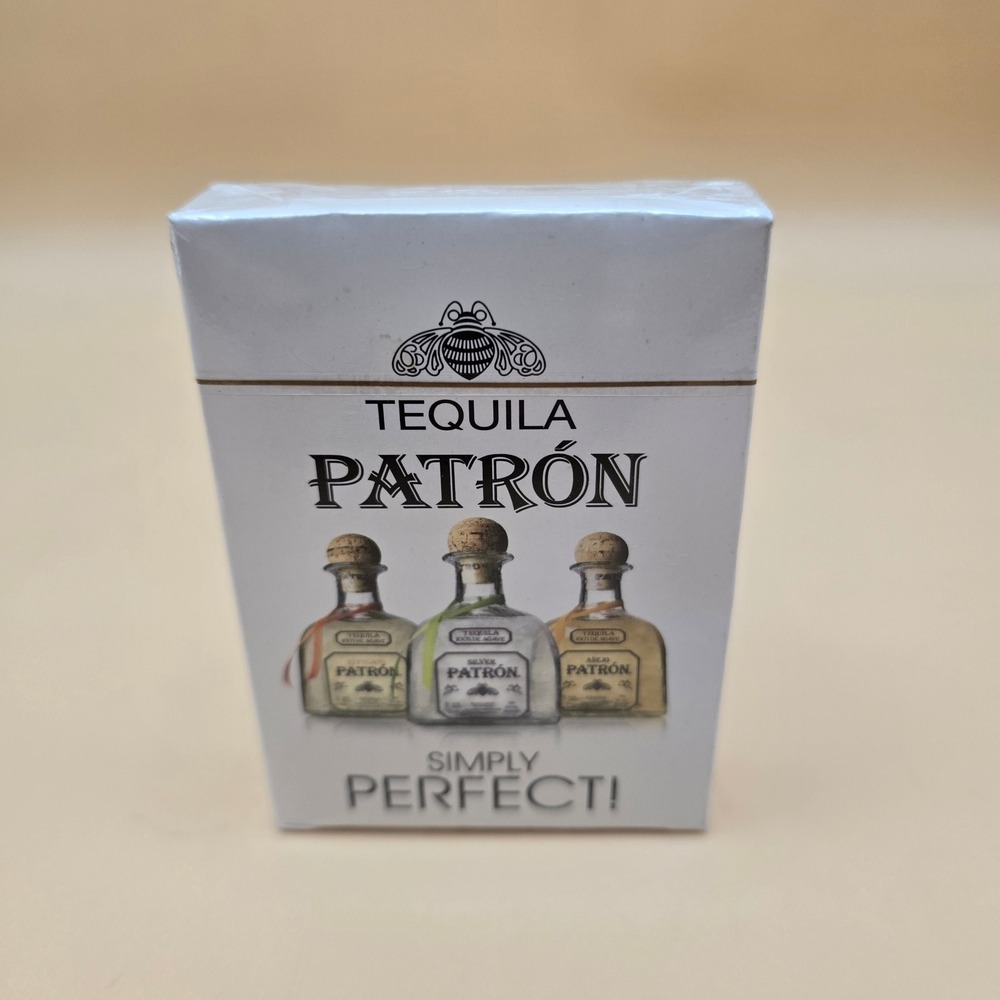 Patron Tequila Playing Cards Deck Simply Perfect Bee Logo New Sealed Collectible